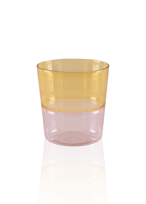 Hermia Taza de Vidrio Amarillo 320 ml
